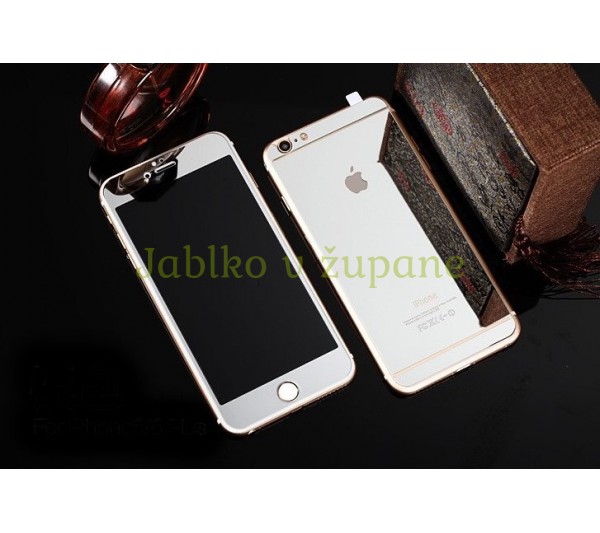 Tvrdené sklo iPhone 6/6S - strieborné